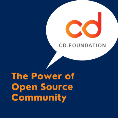 Talk title: The Power of Open source community and cdf logo
