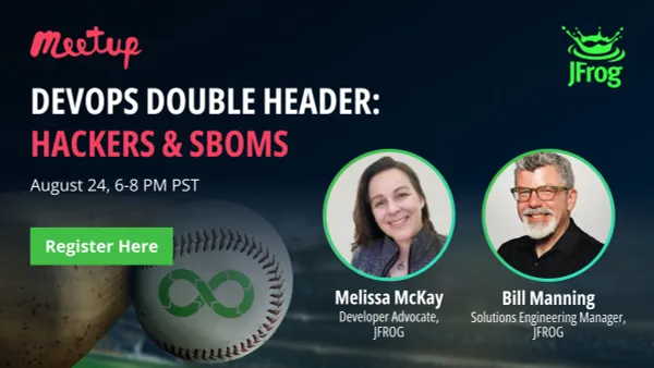 meetup SBOM JFrog DevOps Double Header: Hackers & SBOMs
