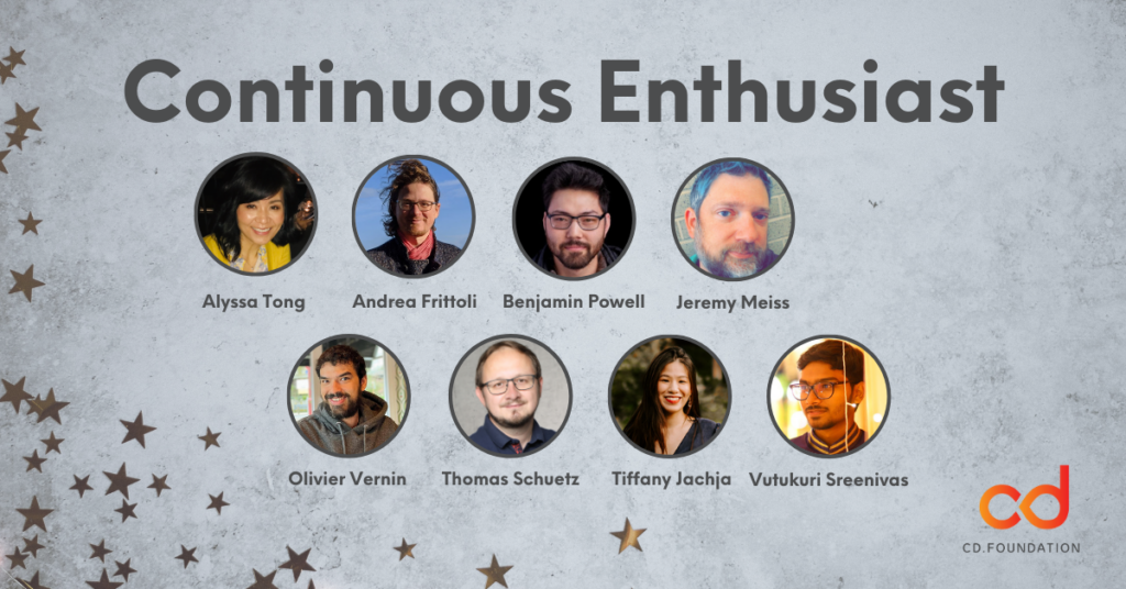 CD Foundation Awards Continuous Enthusiast