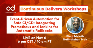 CDF Workshops - Events Jenkins