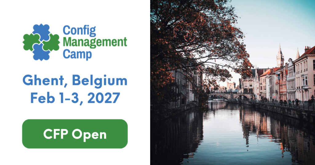 CfgMgmtCamp 2027 Ghent CFP
