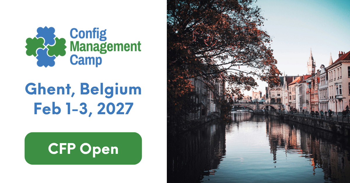 CfgMgmtCamp 2027 Ghent CFP