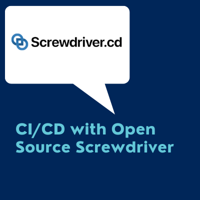 Talk title: CI/CD with open source screwdriver and screwdriver logo