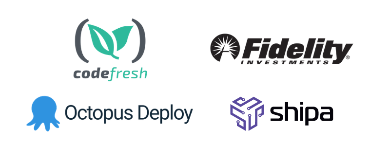 new members: codefresh, Fidelity, Octopus Deploy, and Shipa