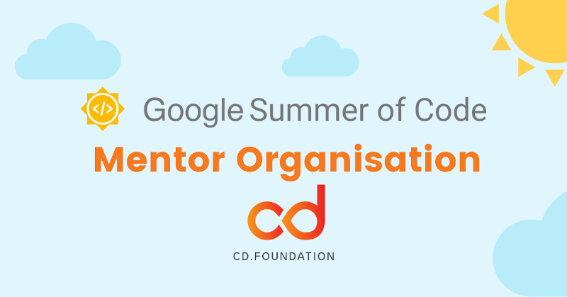 GSoC Mentor Organisation CDF banner