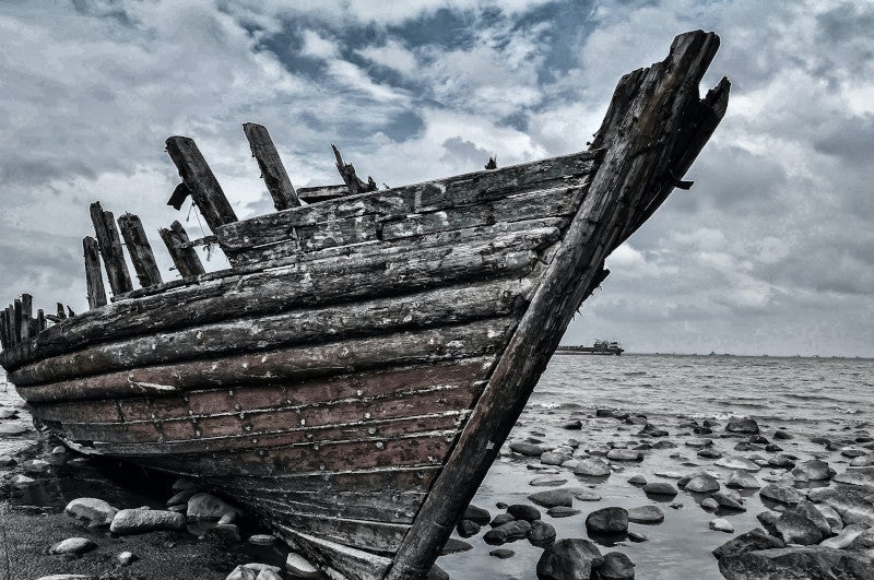 sunken pirate ship