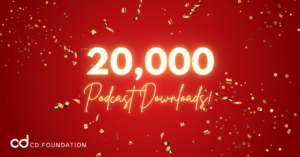 20000 podcast episodes graphic