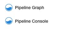 build page links to "Pipeline Graph" and "Pipeline Console"