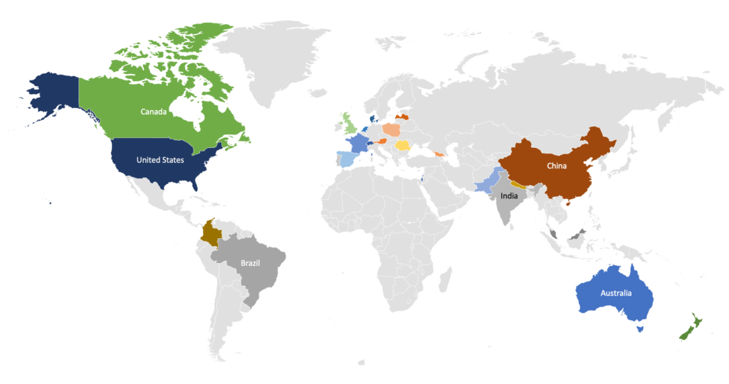 CDF Ambassador Location Map