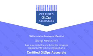 GCOA Certificate GitOps